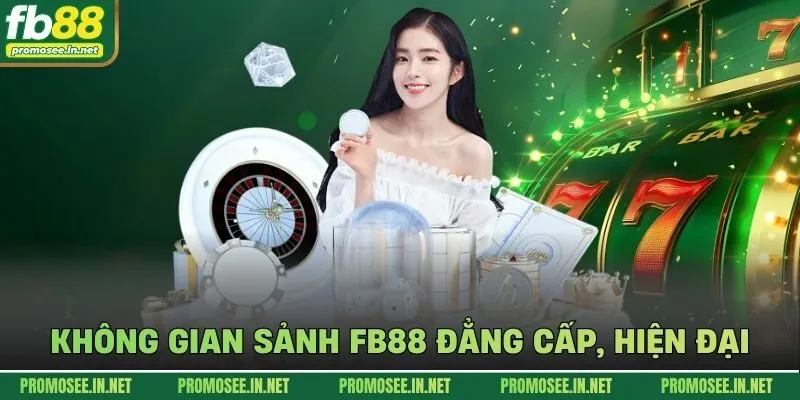 Không gian sảnh FB88 đẳng cấp, hiện đại