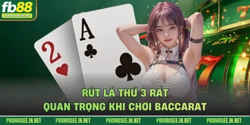 Rút lá thứ 3 rất quan trọng khi chơi Baccarat 